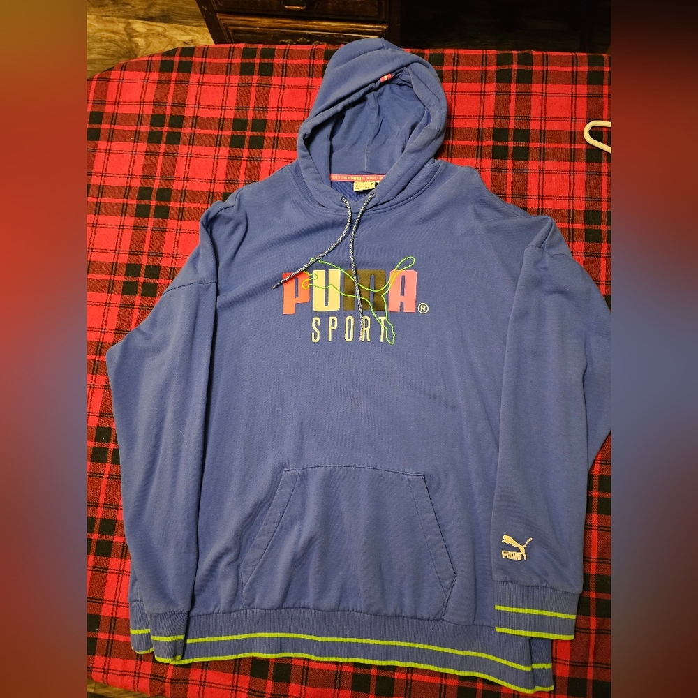 Puma originals blue pullover cotton jacket.